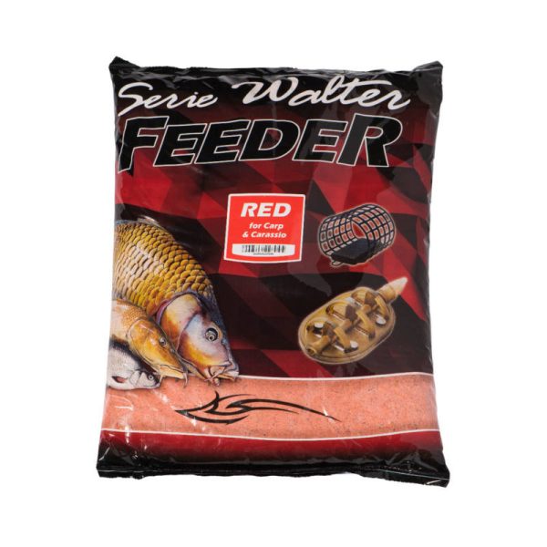 Serie Walter SW Feeder etetőanyag Red, Halliszt mentes, Feeder horgászat, 2kg - Csalizás, etetés|Etetőanyagok