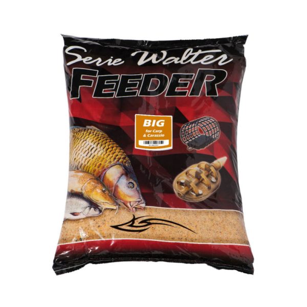 Serie Walter SW Feeder etetőanyag Big, Halliszt mentes, Feeder horgászat, 2kg - Csalizás, etetés|Etetőanyagok