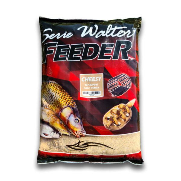 Serie Walter SW Feeder etetőanyag Cheesy, Halliszt mentes, Feeder horgászat, 2kg - Csalizás, etetés|Etetőanyagok