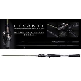   Megabass Levante JP F4-72LV Baitcast 2P 219cm 7-28gr 2 Részes Casting Pergető Bot