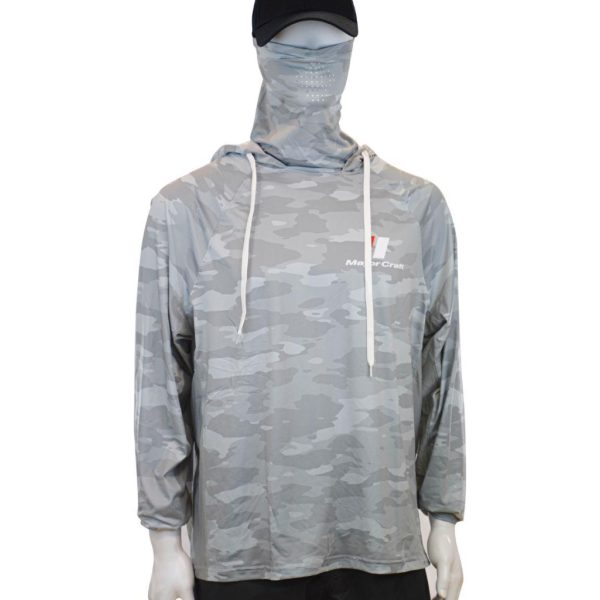 Major Craft Sun Protection Hoodie Világosszürke UV Álló Kapucnis Felső 2XL