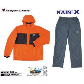 Major Craft Rain-X Narancssárga Kétrészes Esőruha XL
