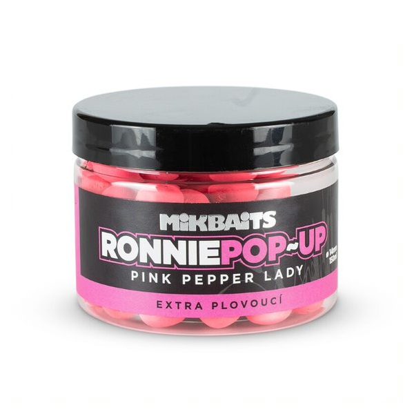 MIKBAITS RONNIE POP-UP  FLUO PINK PEPPER LADY  14mm 150ml