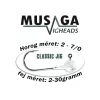 Musaga Classic 10/0 30gr Jig Fej 5db