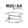 Musaga Magnum 3/0 3gr Jig Fej 3db