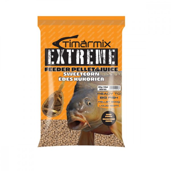 Timár Mix Extreme Pellet & Juice Sweet Corn Etetőanyag 800gr +150gr