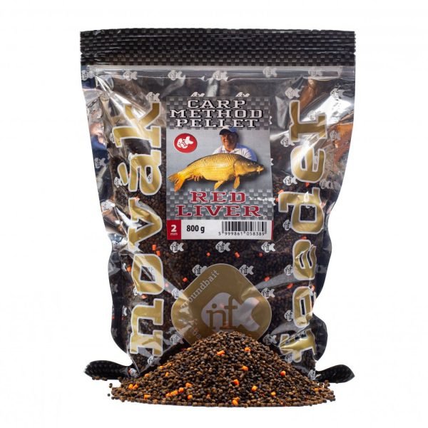 Novák Feeder Carp Method Pellet Red Liver Etetőpellet 800gr