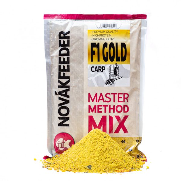Novák Feeder Master Method Mix F1 Gold Etetőanyag 900gr