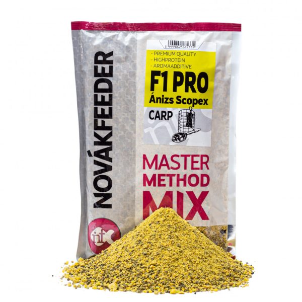 Novák Feeder Master Method Mix F1-Pro Ánizs-Scopex Etetőanyag 900gr