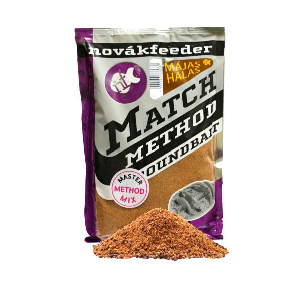 Novák Feeder Match Method Májas Halas Etetőanyag 1kg