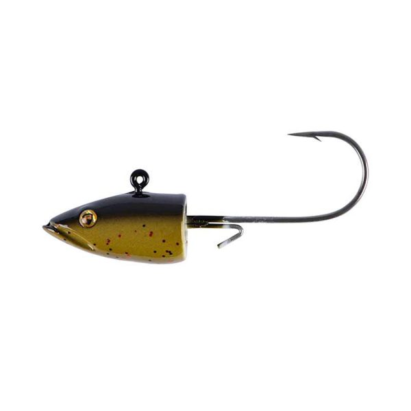 Fox Rage Eel Head Green Pumpkin 2/0 Jig Fej 7gr 4db