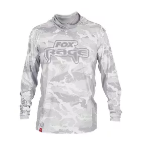 Fox Rage UV Hooded Light Camo Top Kapucnis Pulóver M