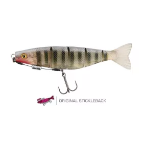   Fox Rage Pro Shad Jointed Loaded 23cm UV Original Stickleback Gumihal