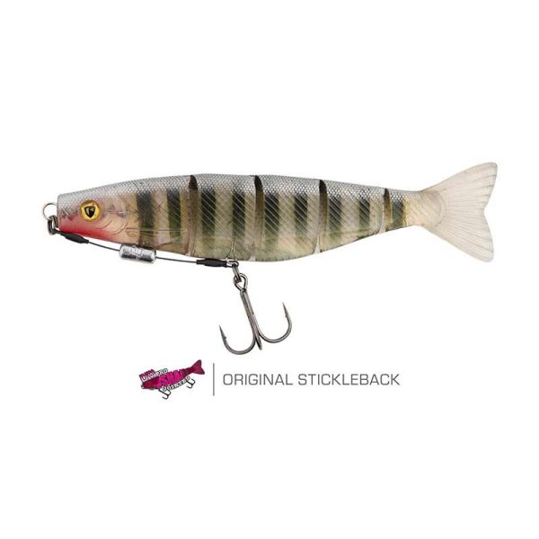 Fox Rage Pro Shad Jointed Loaded 14cm UV Original Stickleback Gumihal