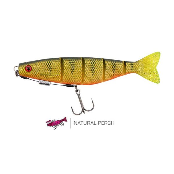 Fox Rage Pro Shad Jointed Loaded 14cm UV Natural Perch Gumihal