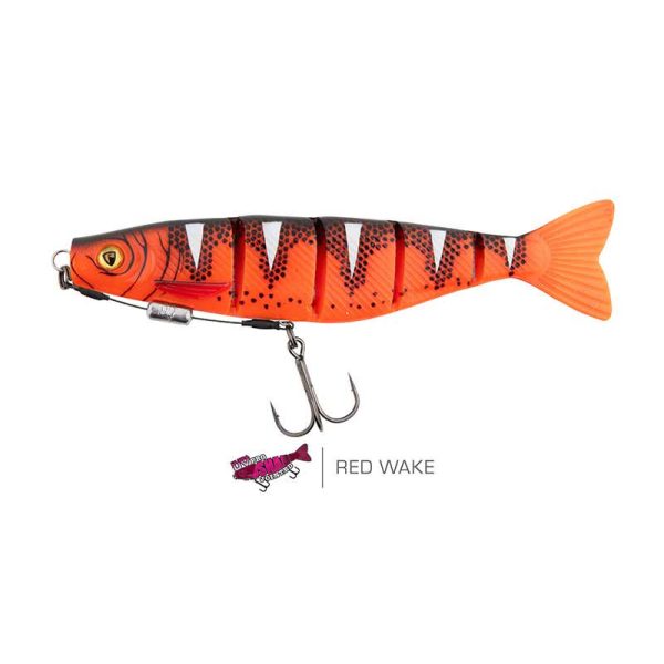 Fox Rage Pro Shad Jointed Loaded 14cm UV Red Wake Gumihal