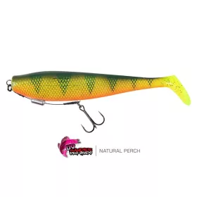   Fox Rage Zander Pro Shad 18cm Loaded UV Natural Perch Gumihal
