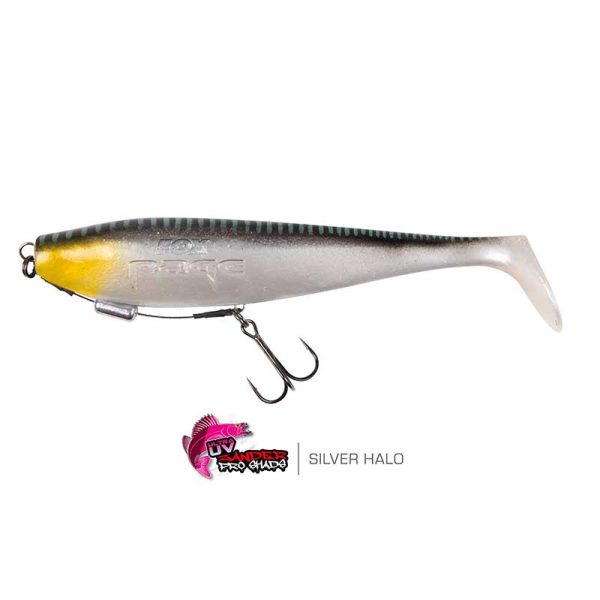 Fox Rage Zander Pro Shad 18cm Loaded UV Silver Halo Gumihal