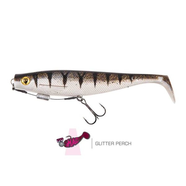 Fox Rage Pro Shad 14cm Loaded UV Glitter Perch Gumihal