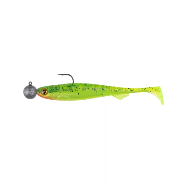 Fox Rage Bulk Loaded Slick Shads UV Lemon Tiger 13cm 4/0 15gr Plasztik Csali
