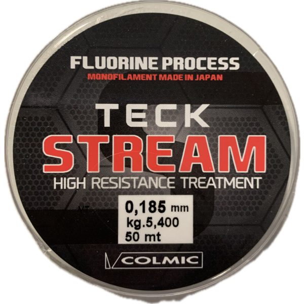 Colmic Teck Stream 50m 0,185mm Monofil Előkezsinór