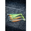 Fox Rage Bulk Loaded Zander Pro Shads UV Firetiger 10cm 4/0 10gr Plasztik Csali