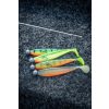 Fox Rage Bulk Loaded Zander Pro Shads UV Hot Olive 12cm 4/0 50gr Plasztik Csali