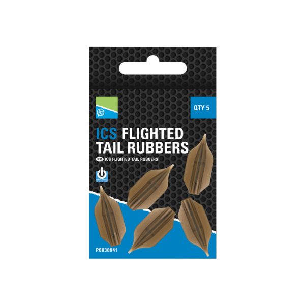 Preston ICS Flighted Tail Rubbers 30mm Gumihüvely 5db