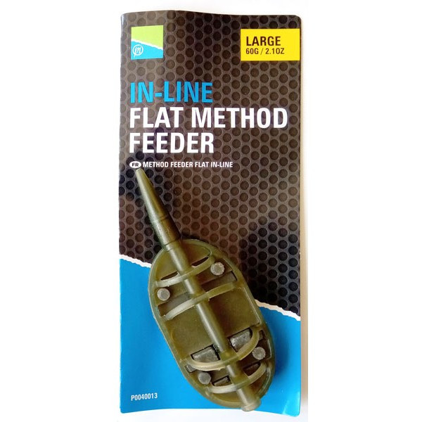 Preston In-Line Flat Method Feeder Method kosár 60gr - L