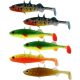 WESTIN Stanley the Stickleback Shadtail 5,5cm 1,5g Dark Water Mix 6pcs Plasztik műcsali