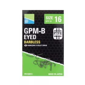 Preston GPMB Hooks 18 Füles, Szakáll Nélküli Horog 10db