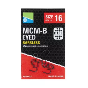 Preston McmB Hooks 10 Füles, Szakáll Nélküli Horog 10db