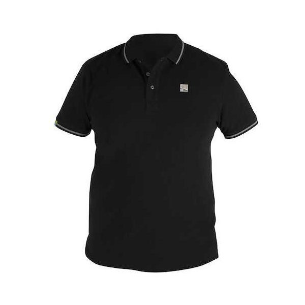 Preston - BLACK POLO - Póló - Large