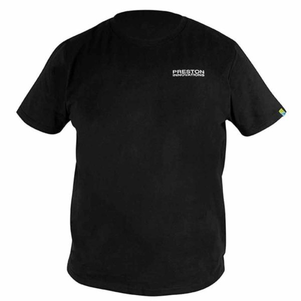 Preston Black T-Shirt Póló XXL