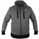 Preston Grey Zip Hoodie Szürke Kapucnis Pulóver M