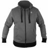 Preston Grey Zip Hoodie Szürke Kapucnis Pulóver XL