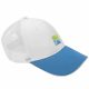 Preston White Mesh Cap Baseball Sapka