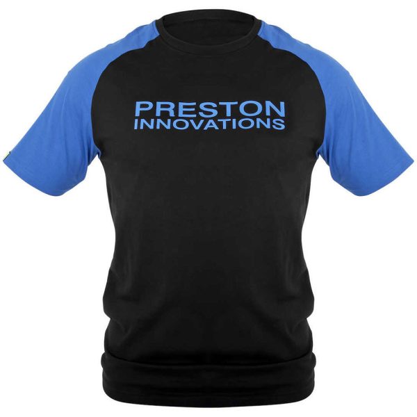 Preston Lightweight Raglan Fekete Póló S