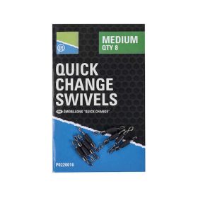 Preston Quick Change Swivels  Medium Gyorskapocs