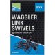 Preston Waggler Link Swivels Gyorskapocs