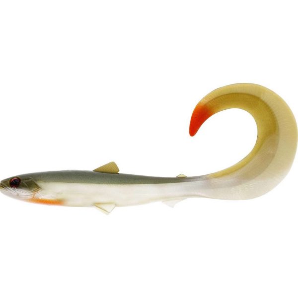 WESTIN BullTeez Curltail 8cm 3g Bass Orange 3pcs Plasztik műcsali