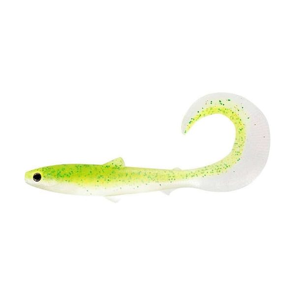 WESTIN BullTeez Curltail 8cm 3g Sparkling Chartreuse 3pcs Plasztik műcsali