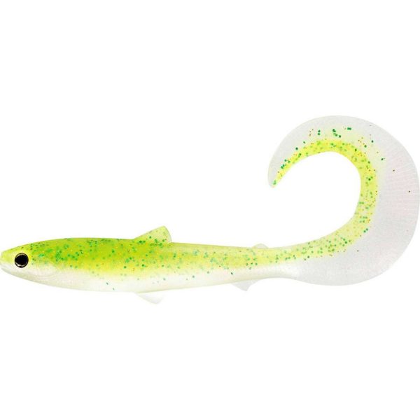 WESTIN BullTeez Curltail 10cm 6g Sparkling Chartreuse 2pcs Plasztik műcsali