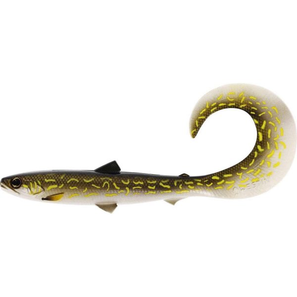 WESTIN BullTeez Curltail 21cm 49g Natural Pike 1pcs Plasztik műcsali