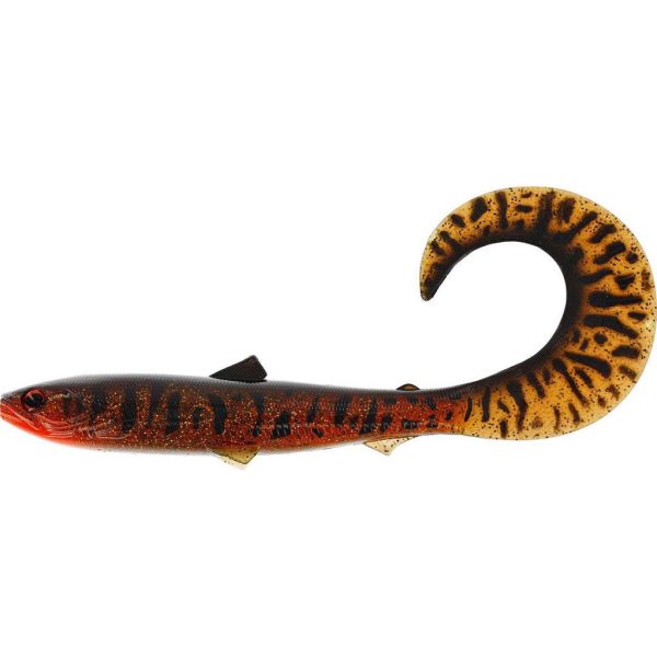 WESTIN BullTeez Curltail 21cm 49g Motoroil Burbot 1pcs Plasztik műcsali