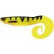 WESTIN CurlTeez Curltail 8,5cm 6g Fire Perch 2pcs Plasztik műcsali