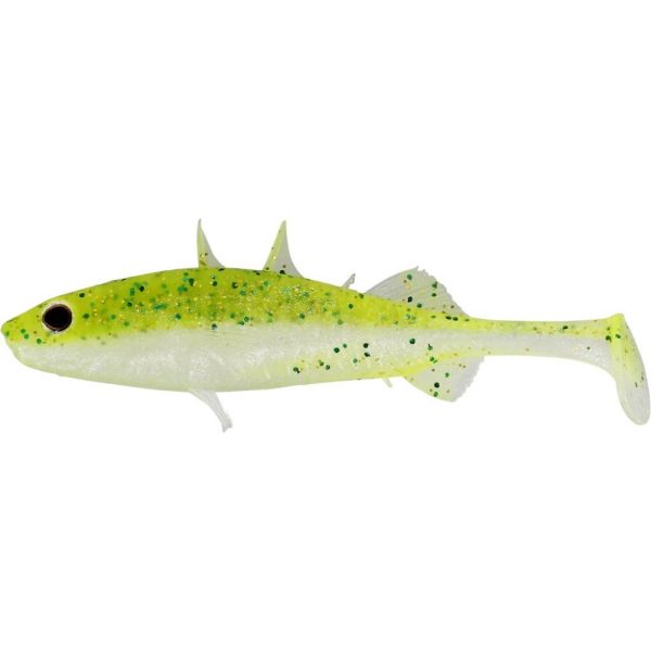 WESTIN Stanley the Stickleback Shadtail 7,5cm 4g Sparkling Chartreuse Box w.  Plasztik műcsali