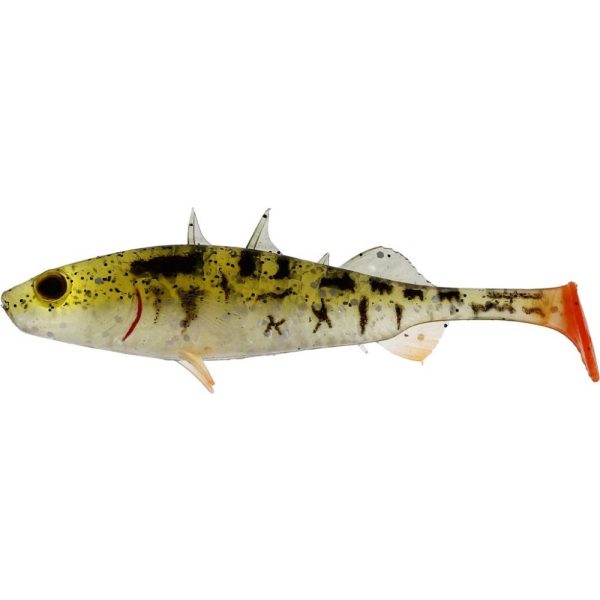 WESTIN Stanley the Stickleback Shadtail 7,5cm 4g Pearl Stickleback Box w.  Plasztik műcsali