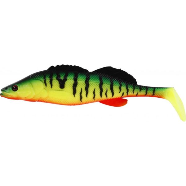 WESTIN ZanderTeez Shadtail 12cm 21g Crazy Firetiger Box w.  Plasztik műcsali