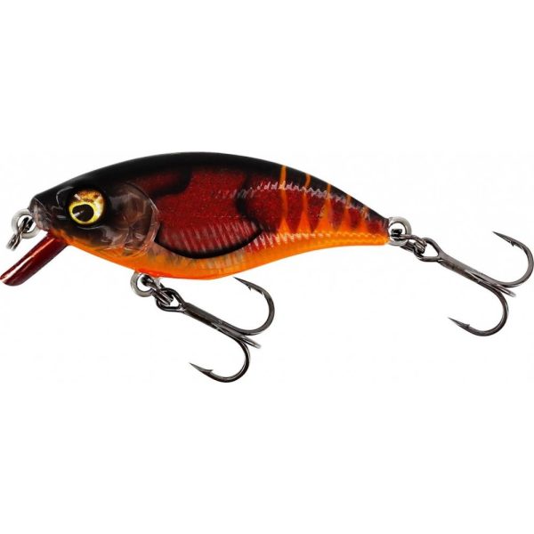 WESTIN BuzzBite SR Crankbait 5cm 6g Low Floating 3D Fire Craw Wobbler